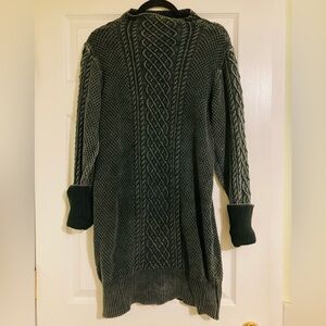 Ashleen by Amaryllis Cable Knit Midi Sweater Dress